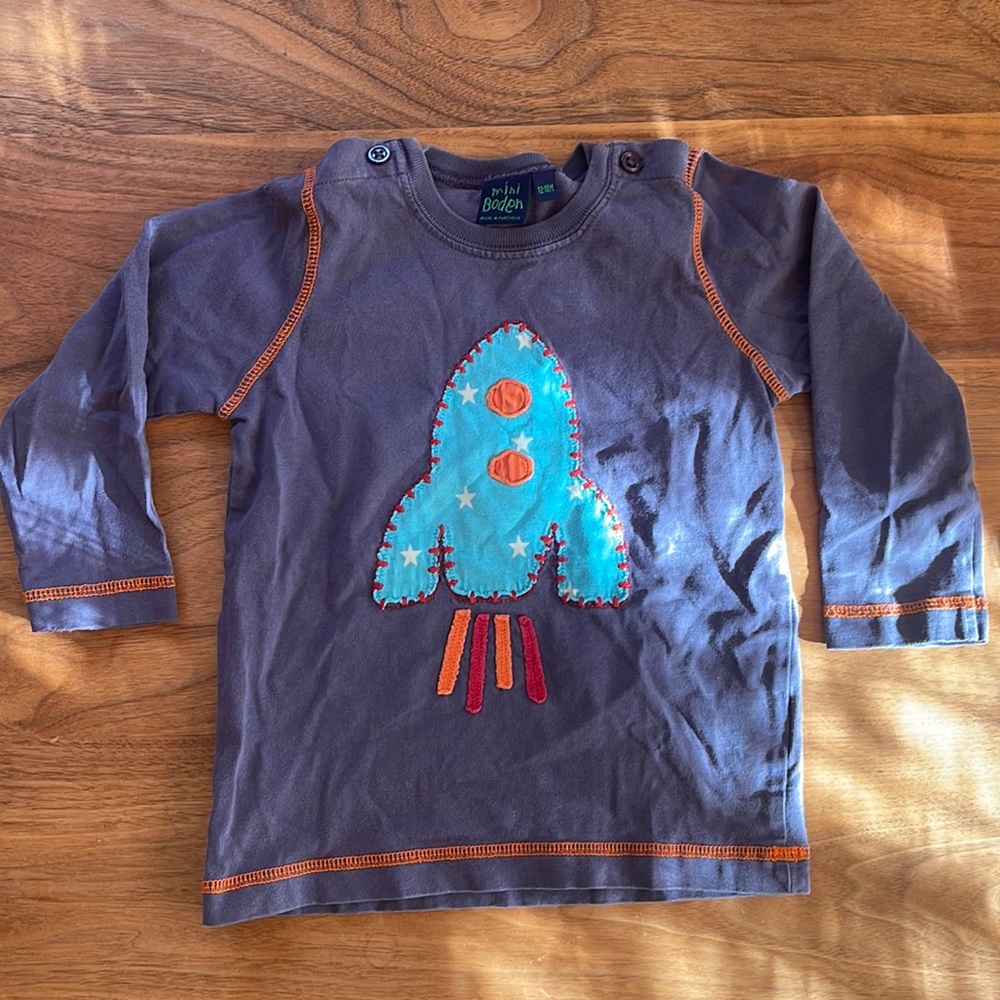 Lot of 2 mini Boden shirts for baby